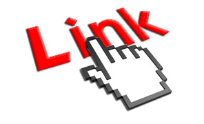 l'immagine raffigura il disegno di una mano che indica la scritta Link